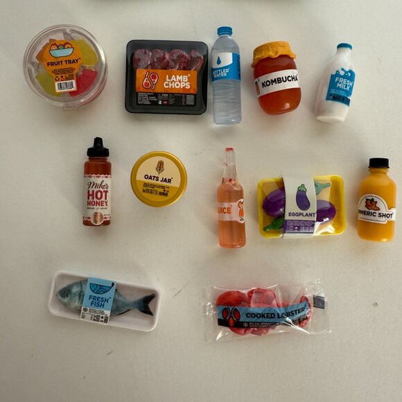 Zuru Mini Brands Fill the Fridge Lot - 12 PCS NO DUPLICATES - Picture 2 of 5